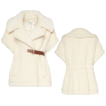 MAXMARA Teddy-Gürtel-Cape 2424736302600 001 149337234