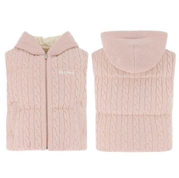 Burberry Cable Knit Hooded Padded Vest 149338301