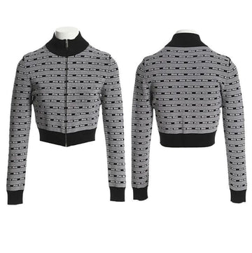 MIU MIU Viskose Rollkragen Zip-Cardigan 149338633