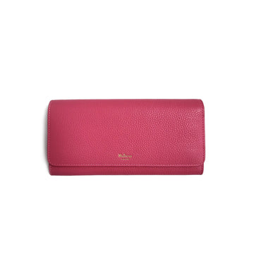 MULBERRY Grained Leather Continental Wallet Pink RL4440 157078408