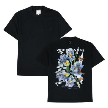 WOOYOUNGMI Blumen-Logo Herren T-Shirt Kurzarm W261TS06708B 156977945 [P]