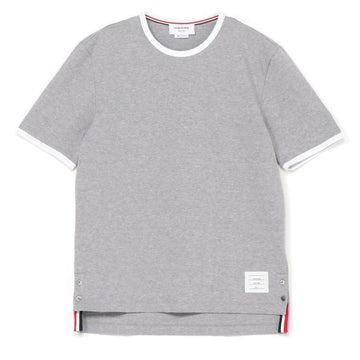 THOM BROWNE Ringer T-Shirt mit seitlichem Trimming (MJS083A 00042 055) 157087753