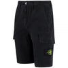 Stone Island Organic Cotton Stretch Broken Twill Cargo Shorts with 'OLD' Effect 157088816 [P]