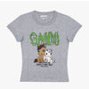 Ganni Baby Fit Short Sleeve T-Shirt 155592453 [P]