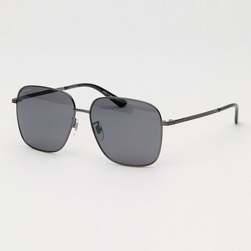 Gucci Sunglasses GG0987SA 001 Asian Fit Square Metal 72144883
