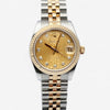 ROLEX Datejust 31 Medium Original Diamant Computer Zifferblatt Damen Kombi Uhr 2007 157090251 [P]