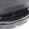 CHANEL Vintage Large Silver Chain Shoulder Bag Black Patent Leather 2.55 157090359 [P]