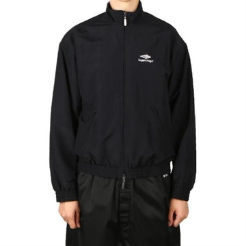 Balenciaga TKO48 1000 Logo High Neck Two-Way Zip-Up Jacket 157090767