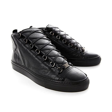 BALENCIAGA 1000 オールレザー ハイトップ アリーナ スニーカー 157090791