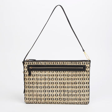 FENDI ラタン クラッチ ショルダーバッグ 157004849