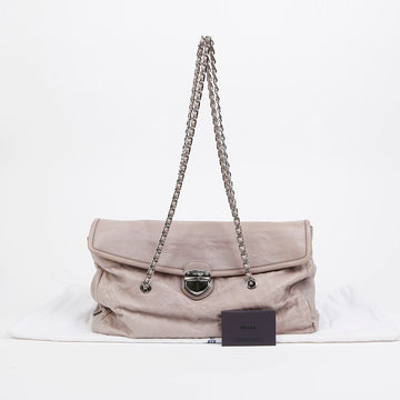 Prada Wrinkled Chain Shoulder Bag 156930048