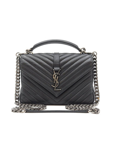 SAINT LAURENT カレッジモノグラムミディアムブラック(487213) 157091453