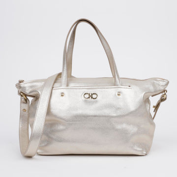 SALVATORE FERRAGAMO ガンチーニトートショルダーバッグ 157010458
