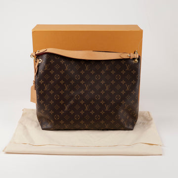 Louis Vuitton Monogram Canvas Graceful Tote Shoulder Bag Size M 156721980