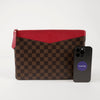 LOUIS VUITTON デイリーモノグラムキャンバスポーチローズパウダー 156722145 [P]