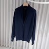 LORO PIANA キャッシュミア 100 カーディガンジャケット ネイビー 48 157092668 [P]