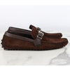 LOUIS VUITTON Hockenheim Mokassins Wildleder Braun 7(260) 157092670 [P]