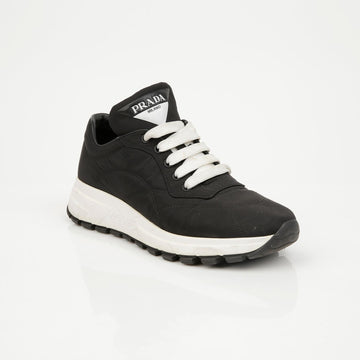 Prada Fabric Logo Sneakers Black 157011591