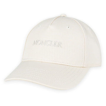 Moncler Women's Embroidered Logo Cap (Ivory) 3B00054 04863 050 146261516