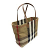 Burberry London Check Tote Bag Shopper Medium Top Brown 157092871 [P]