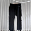 Chrome Hearts Scroll Logo Spell Out Sweat Jogger Pants Black 157093425 [P]