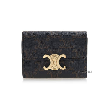 Celine Compact Wallet Triomphe Women 157097964