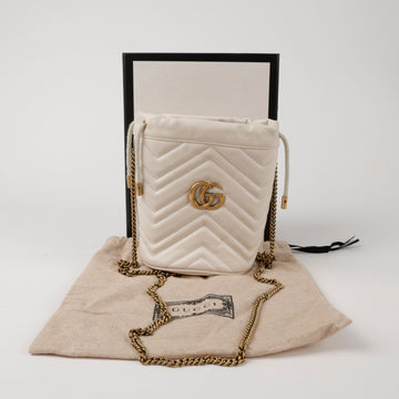 GUCCI Mini Bucket Bag Weiß 156720260