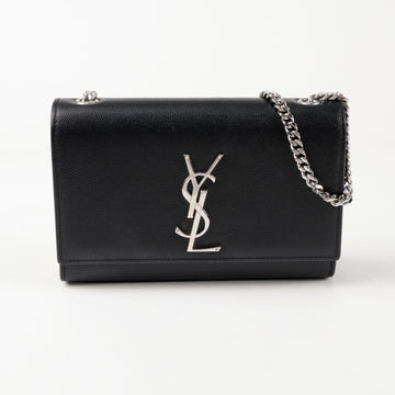 SAINT LAURENT ケイト スモール レザー チェーン ショルダーバッグ ブラック 156721721