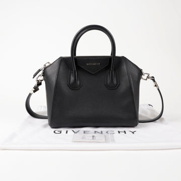 GIVENCHY Kleine Antigona Tote Schultertasche aus Ziegenleder in Schwarz 156517225 [P]