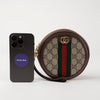 GUCCI ミニ GG スプリーム キャンバス オフィディア ポーチ エボニー 156488544 [P]