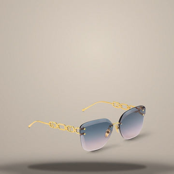 LOUIS VUITTON Jewel Cat Eye Sonnenbrille ohne Rahmen Z1626U 157105080