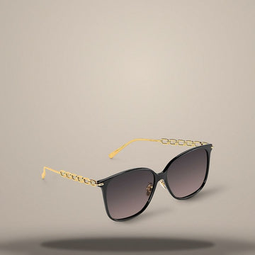 LOUIS VUITTON My LV Chain To Classic Square Sonnenbrille in gold und schwarz 157105085