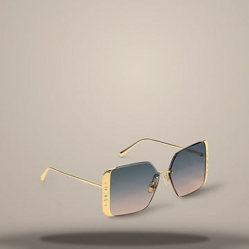 Louis Vuitton Metal Square Sunglasses Gold Z1994U 157105087