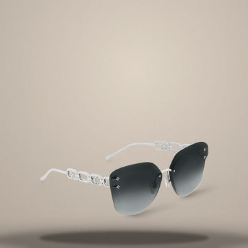 LOUIS VUITTON Juwel Cat Eye Sonnenbrille mit Rahmen ohne Rand Z2142U 157105095