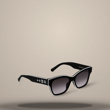LOUIS VUITTON LV Linien Quadratische Sonnenbrille 157105101