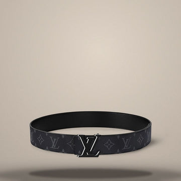 Louis Vuitton Reversible 40mm Belt in Eclipse Canvas and Black Leather 157105141
