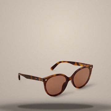 LOUIS VUITTON Cat-Eye Sonnenbrille aus Tortoisefarbener Acetat Rahmen Z3003U 157105139