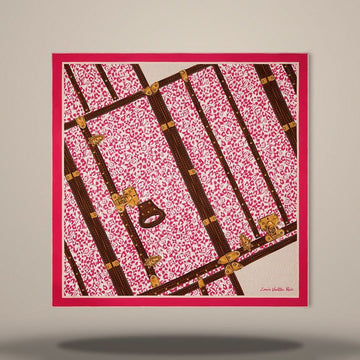 LOUIS VUITTON Safari-Trunkschal in Fuchsia M98122 157105263
