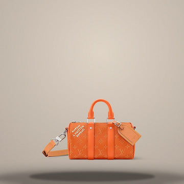 LOUIS VUITTON Keepall Bandouliere 25 Karamell M26818 157105326