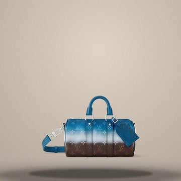 LOUIS VUITTON Keepall Bandouliere 25 Blau M28026 157105329