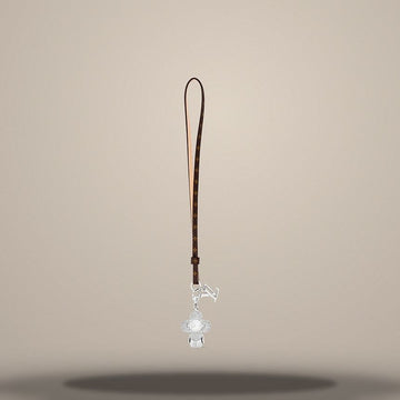 LOUIS VUITTON Mini Vivienne Strass Bag Charm in Palladium-Farben 157105375