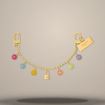 Louis Vuitton Confetti Chain Bag Charm Gold Tone Metal M03459 157105382