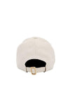 FENDI ベージュ キャンバス ベースボールキャップ 152204575 [P]