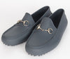GUCCI Gummislipper mit Pferde Kopf blau 8(270) 157116821 [P]