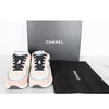 CHANEL Kreuzsuede Sneaker Rosa 36.5 157116855 [P]