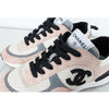 CHANEL Kreuzsuede Sneaker Rosa 36.5 157116855 [P]