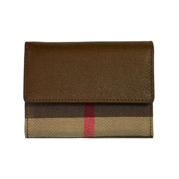 BURBERRY 女性用三つ折り財布 80845341 ブラウン 153196820