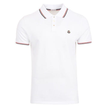 Moncler Multicolor Trim Cotton Piqué T-Shirt 8A70300 84556 001 148644373