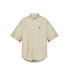 AMI Small Logo Oxford Short Sleeve Shirt 152200377 [P]