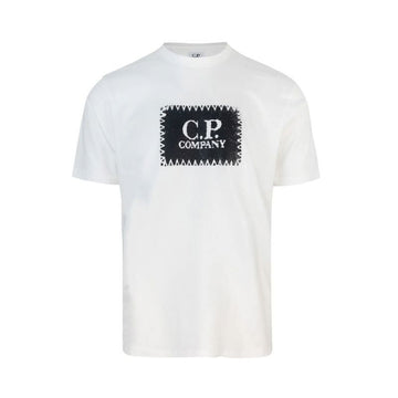 CP COMPANY Logo Label T-Shirt Kurzarm 18CMTS029A 005100W 103 135649683